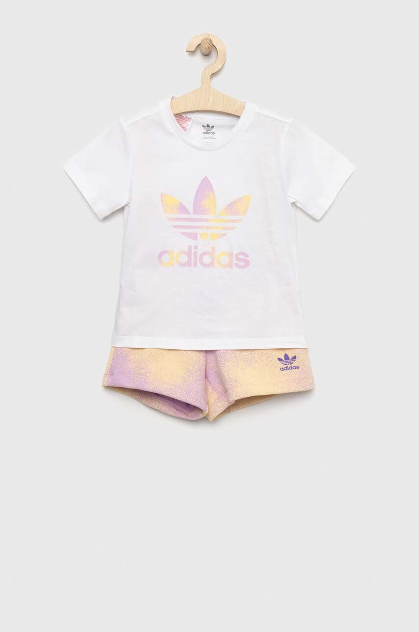 adidas Originals Otroški komplet bela barva - Pepit.si