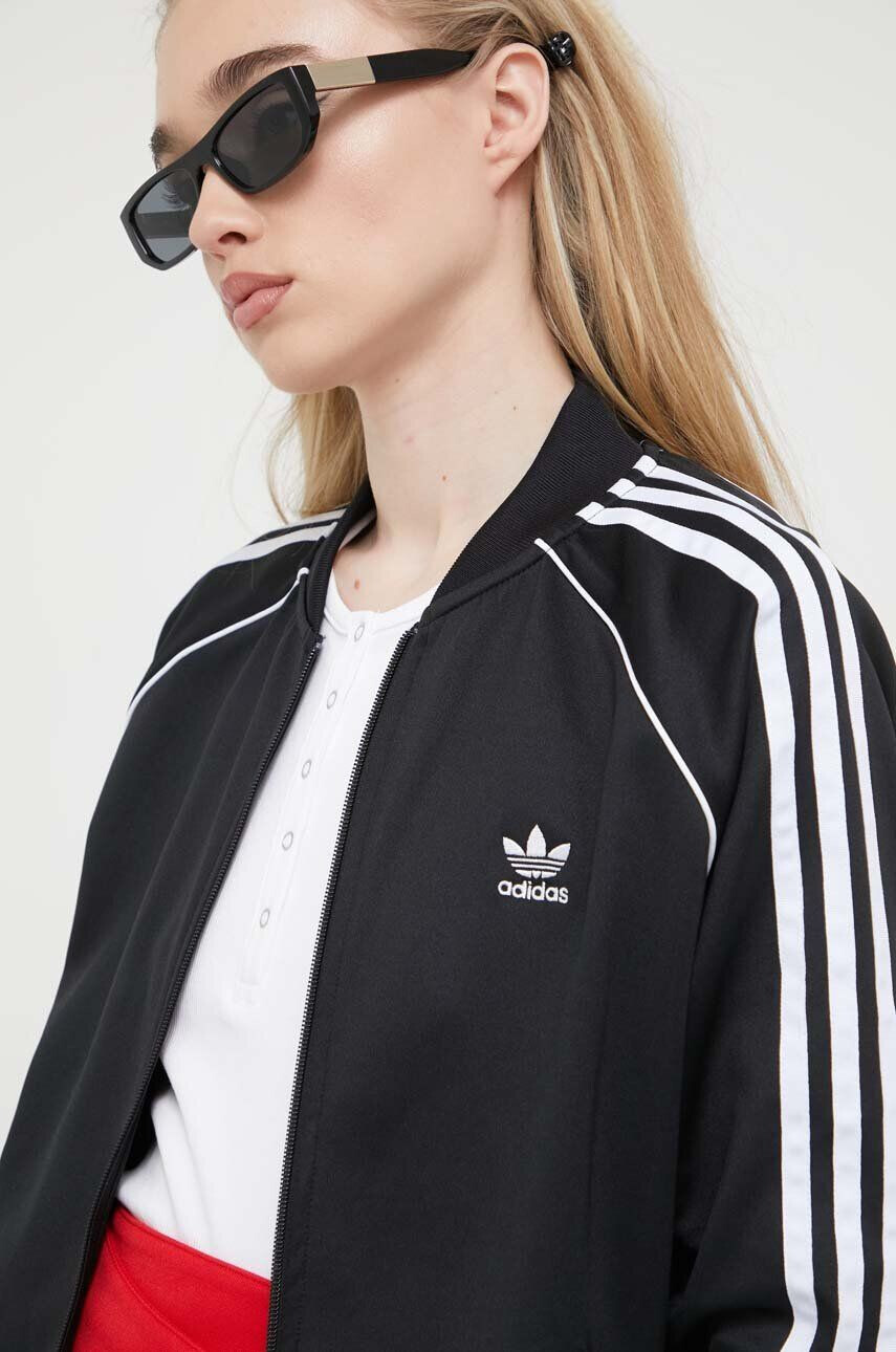 adidas Originals Pulover ženska črna barva - Pepit.si