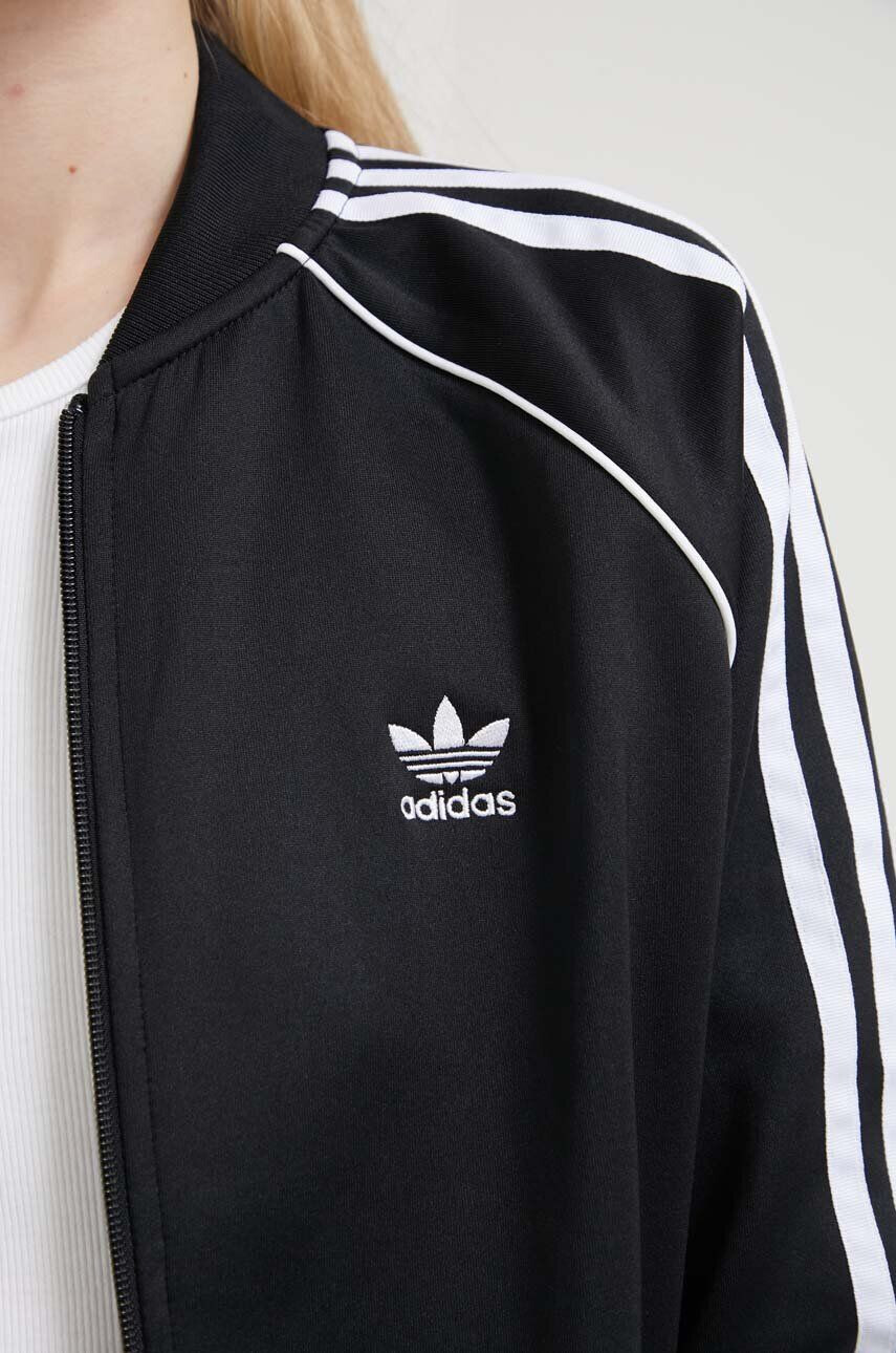 adidas Originals Pulover ženska črna barva - Pepit.si