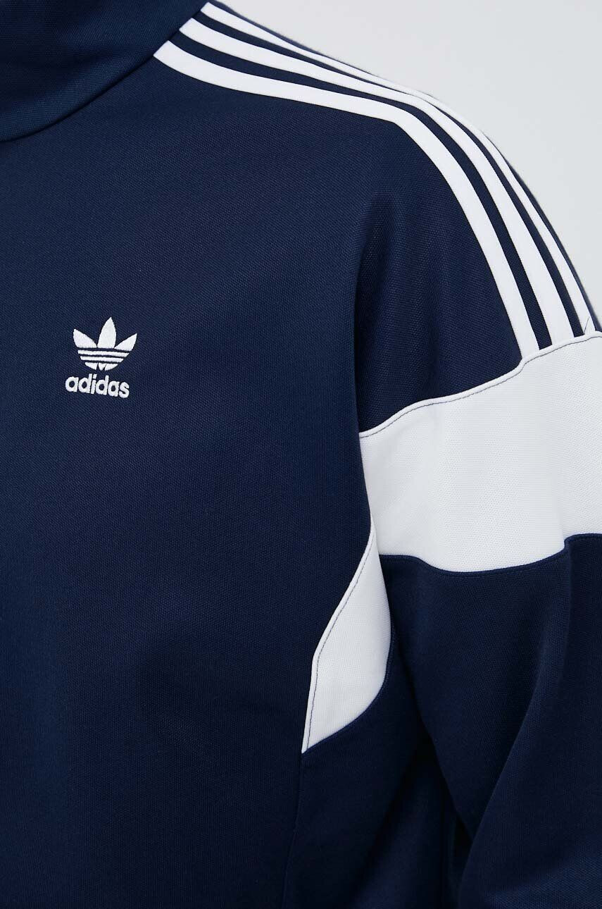 adidas Originals Pulover ženska črna barva s kapuco - Pepit.si