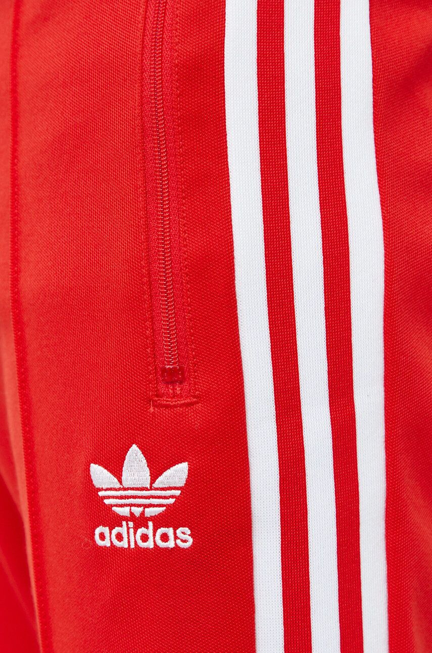 adidas Originals Spodnji del trenirke moški rdeča barva - Pepit.si