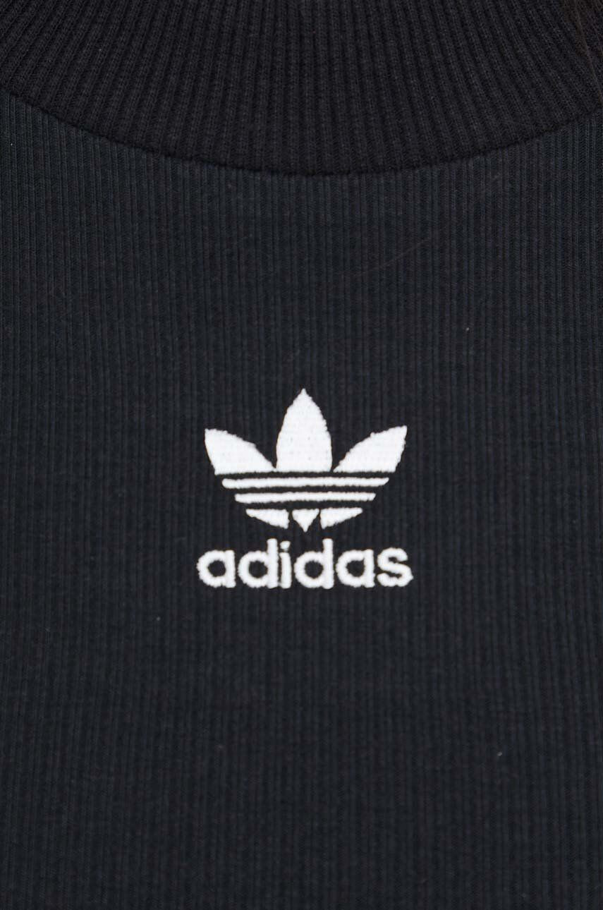 adidas Originals T-shirt ženski črna barva - Pepit.si