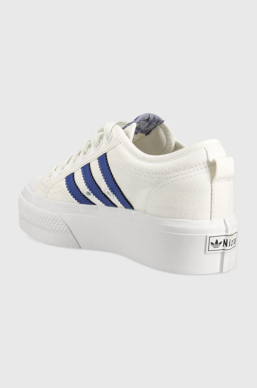 adidas Originals Teniske Nizza Platform HQ1909 ženske bela barva - Pepit.si