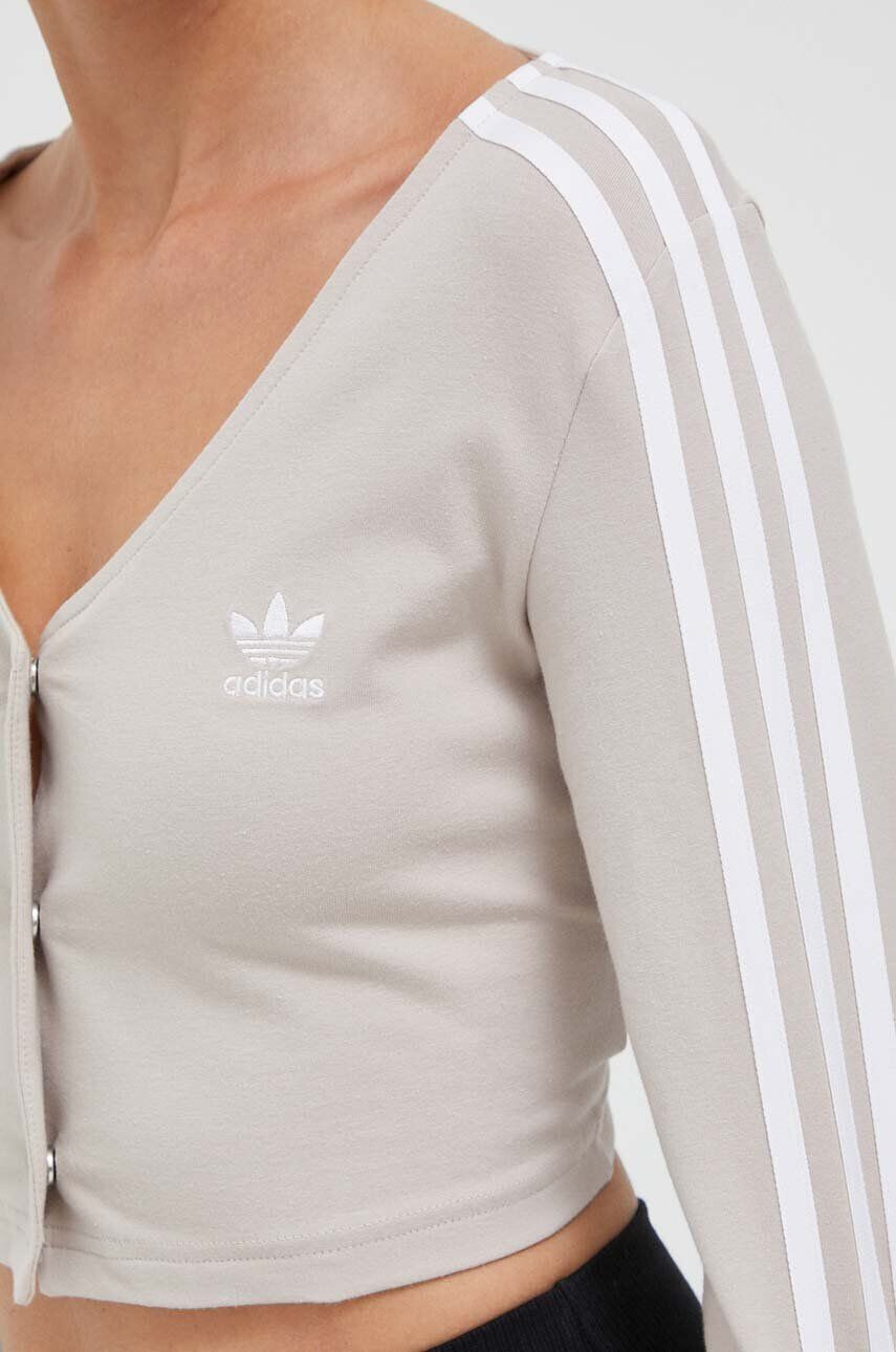 adidas Originals Top ženski bež barva - Pepit.si