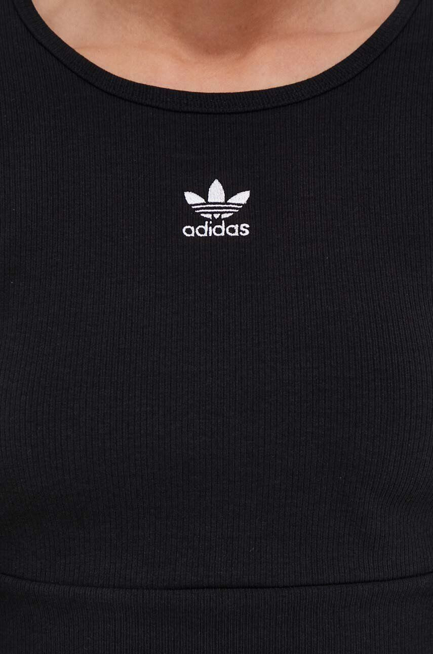 adidas Originals Top ženski črna barva - Pepit.si