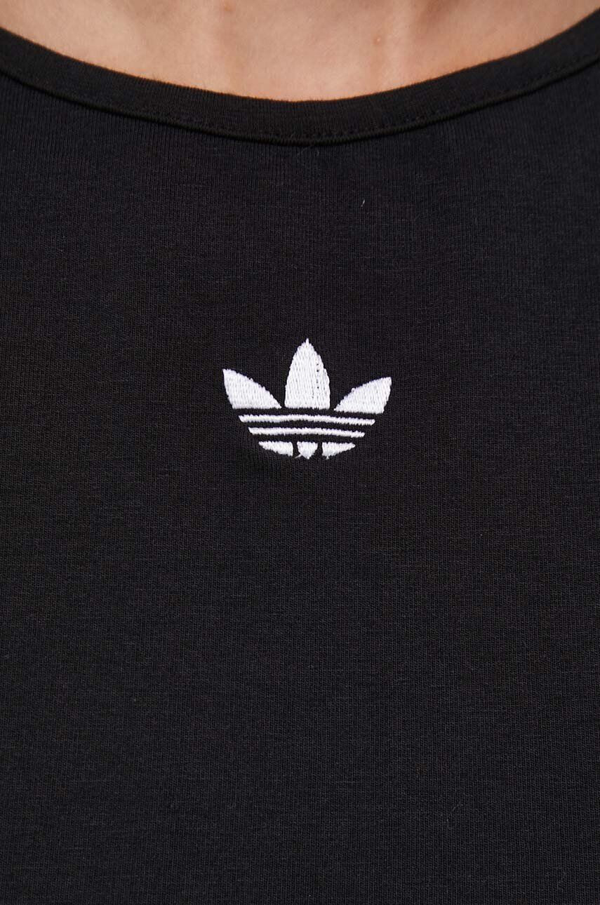 adidas Originals Top ženski črna barva - Pepit.si