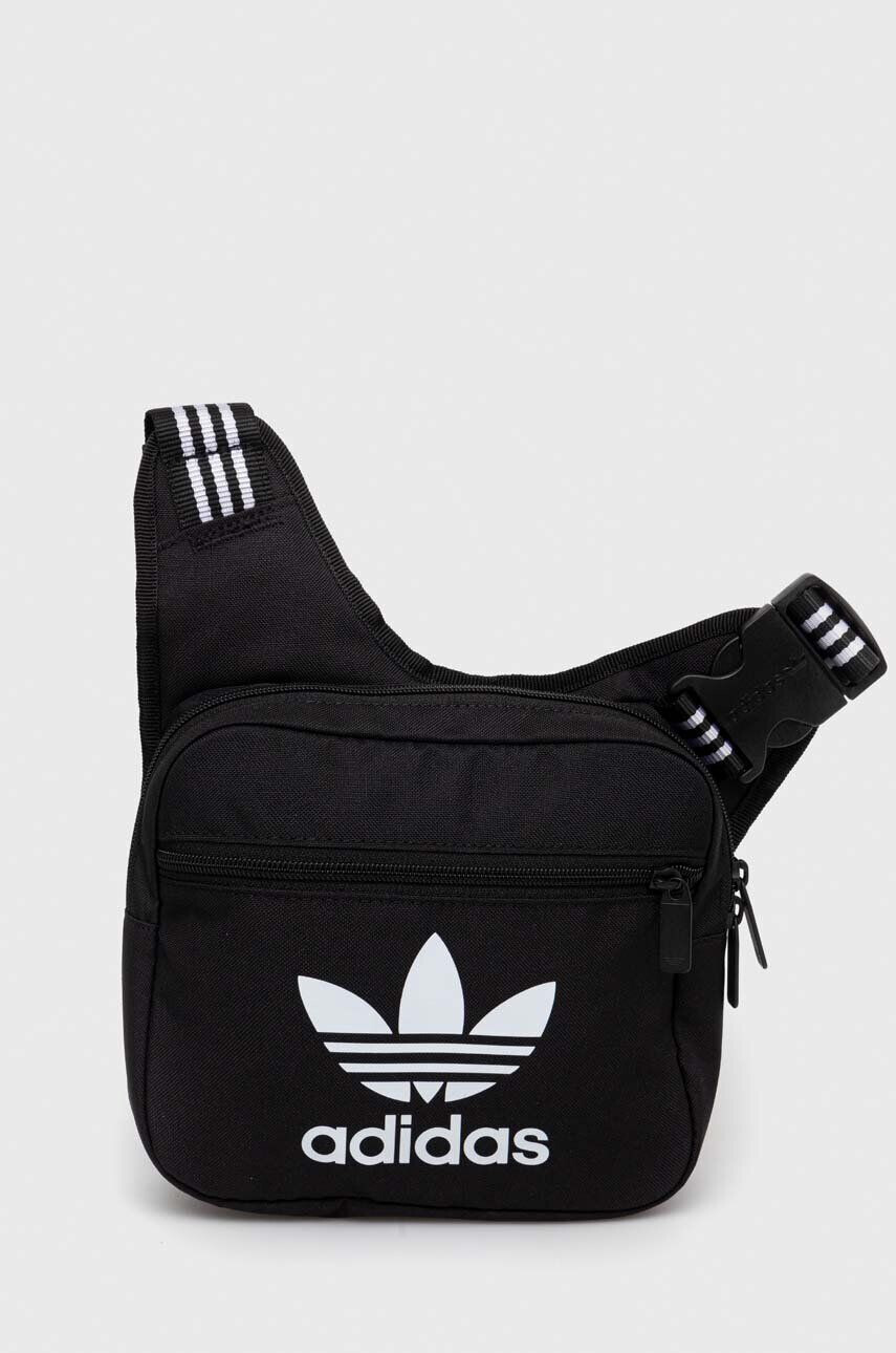 adidas Originals Torbica za okoli pasu črna barva - Pepit.si