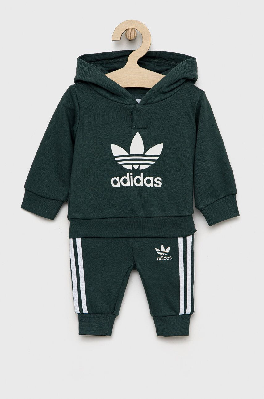 adidas Originals Trenirka za dojenčka zelena barva - Pepit.si