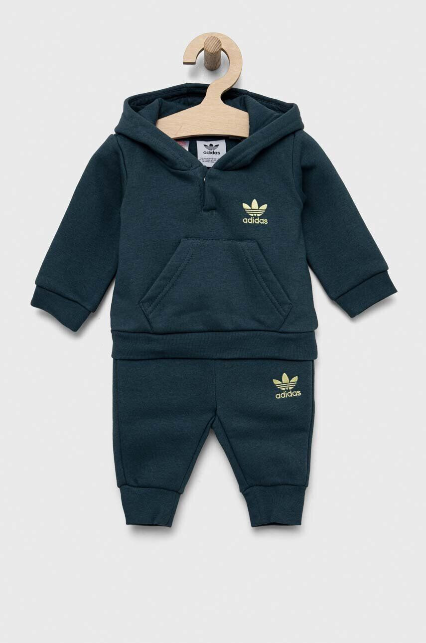 adidas Originals Trenirka za dojenčka zelena barva - Pepit.si