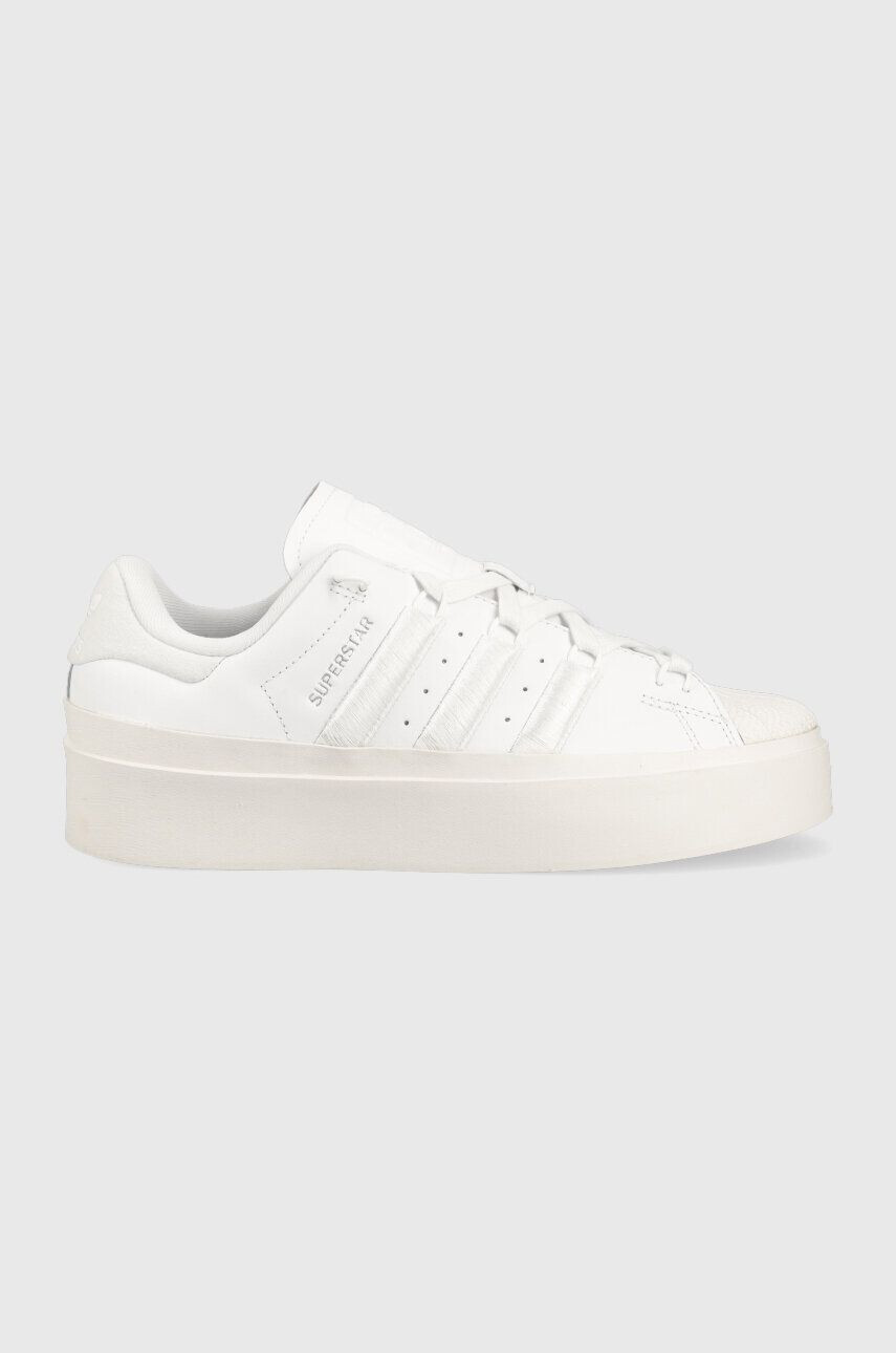 adidas Originals Usnjene superge Superstar Bonega bela barva - Pepit.si