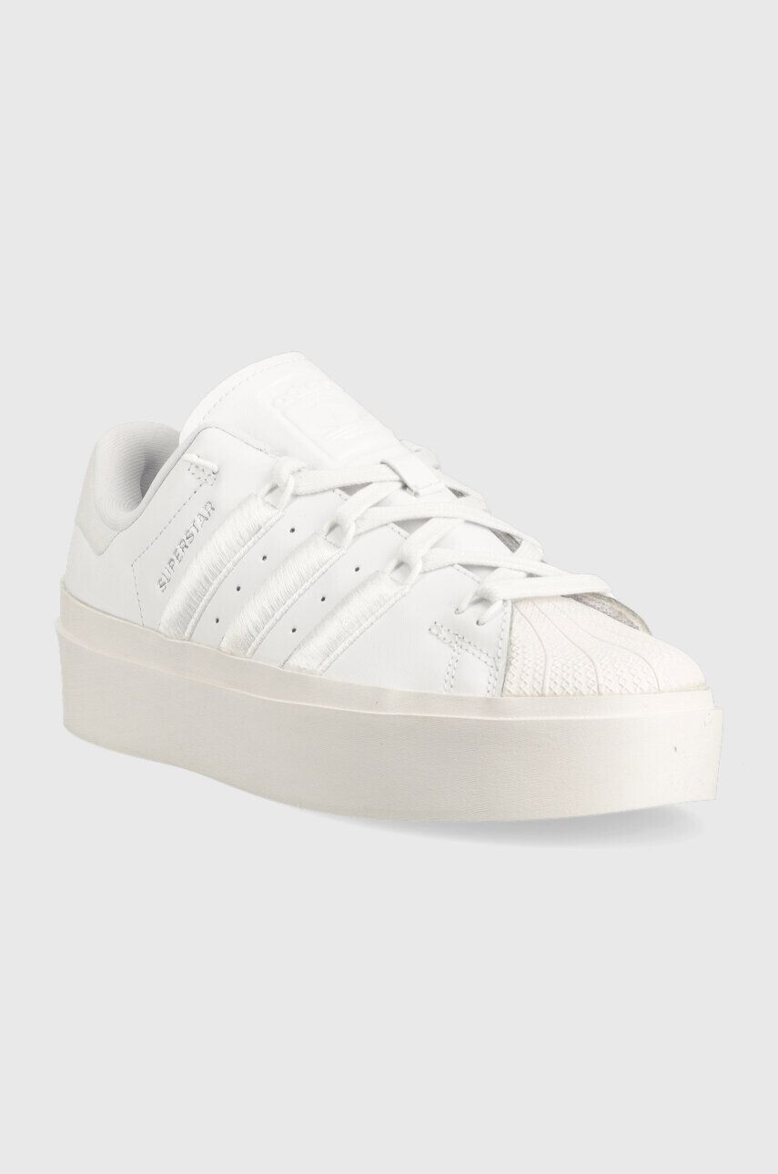 adidas Originals Usnjene superge Superstar Bonega bela barva - Pepit.si