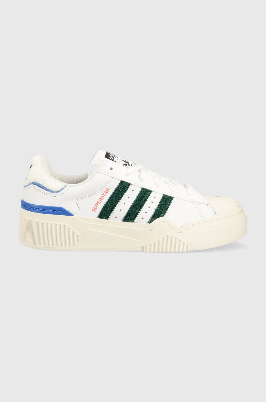 adidas Originals Usnjene superge Superstar Bonega 2B HQ9 bela barva - Pepit.si