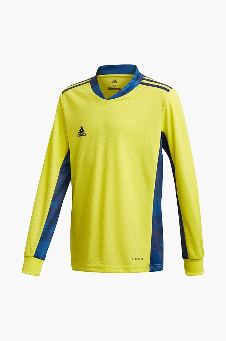 adidas Otroška dolga majica AdiPro 20 GK rumena barva - Pepit.si