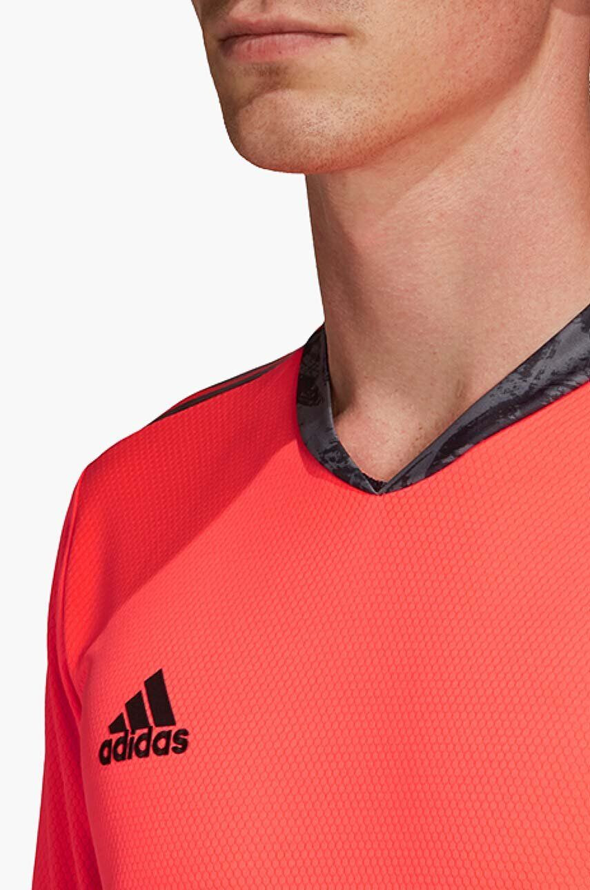 adidas Otroška dolga majica Adipro 20 GK oranžna barva - Pepit.si