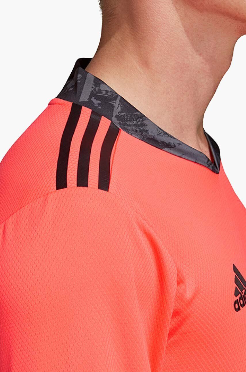 adidas Otroška dolga majica Adipro 20 GK oranžna barva - Pepit.si