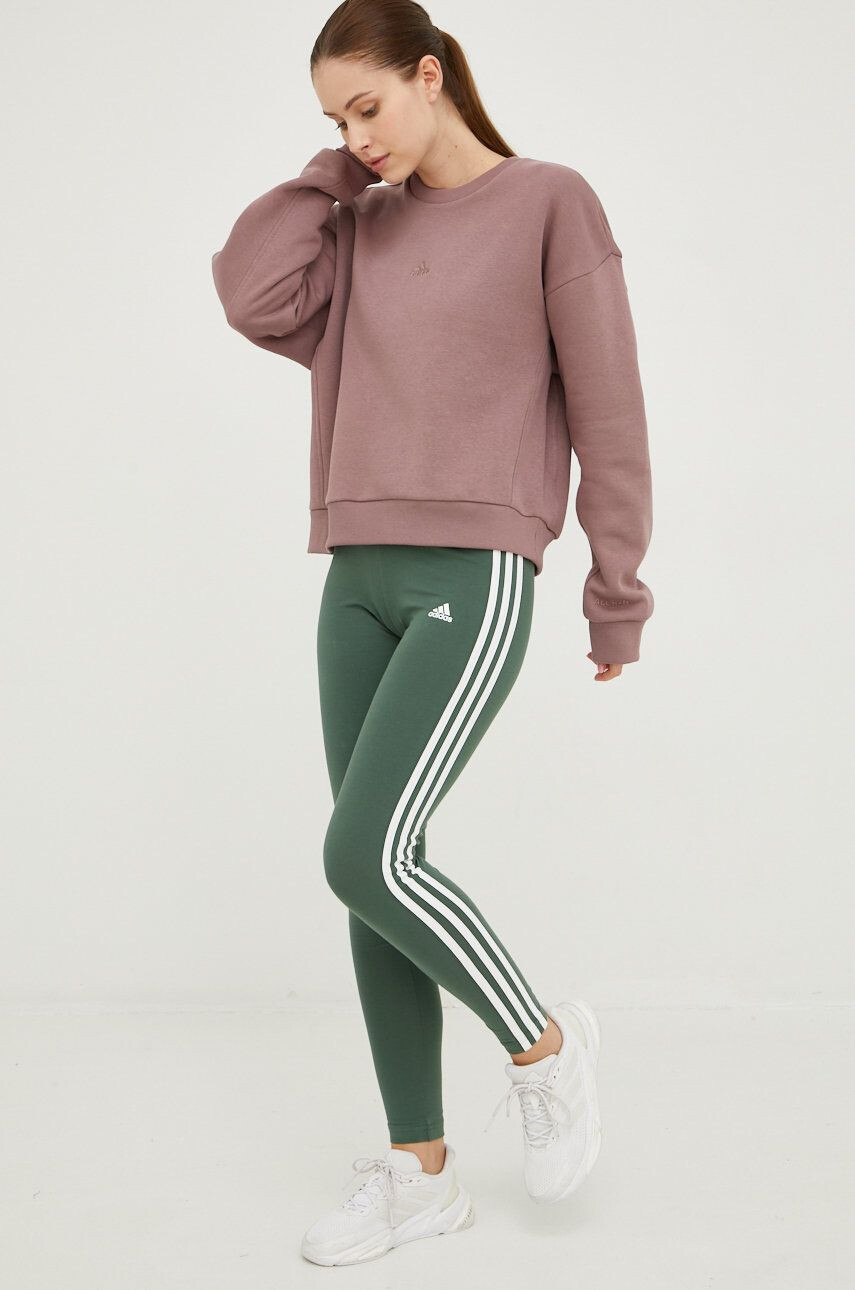 adidas Performance Bluza ženska vijolična barva - Pepit.si