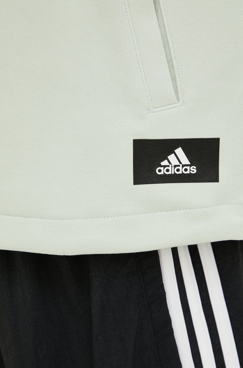 adidas Performance Bluza ženska zelena barva - Pepit.si