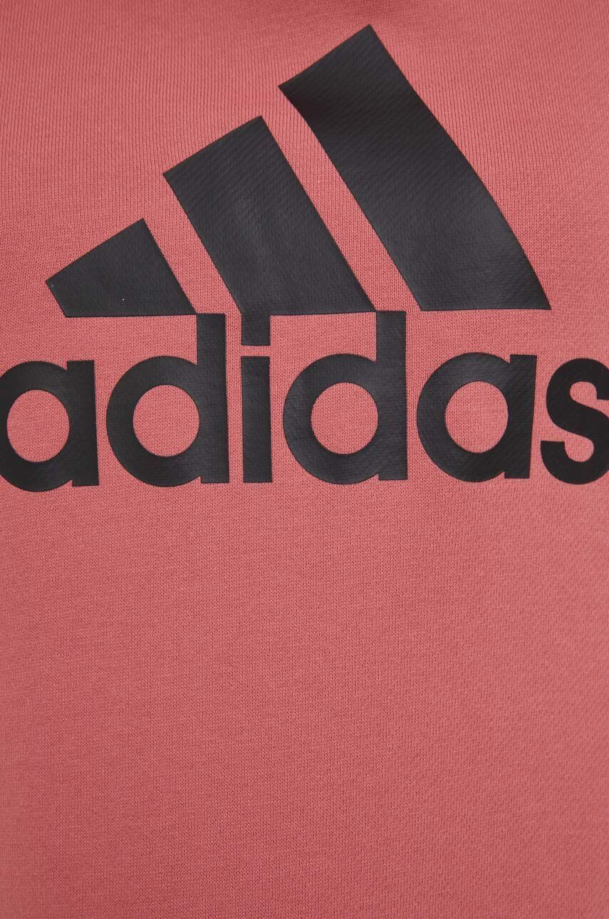 adidas Performance Bluza ženska roza barva s kapuco - Pepit.si