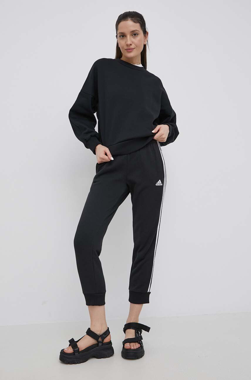 adidas Performance Bluza ženska črna barva - Pepit.si