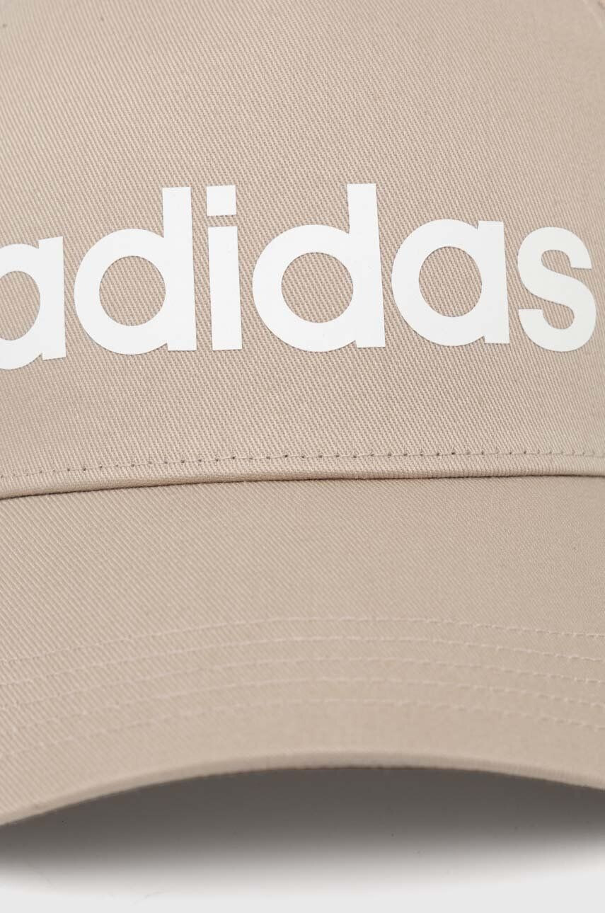 adidas Performance Bombažna bejzbolska kapa bež barva - Pepit.si