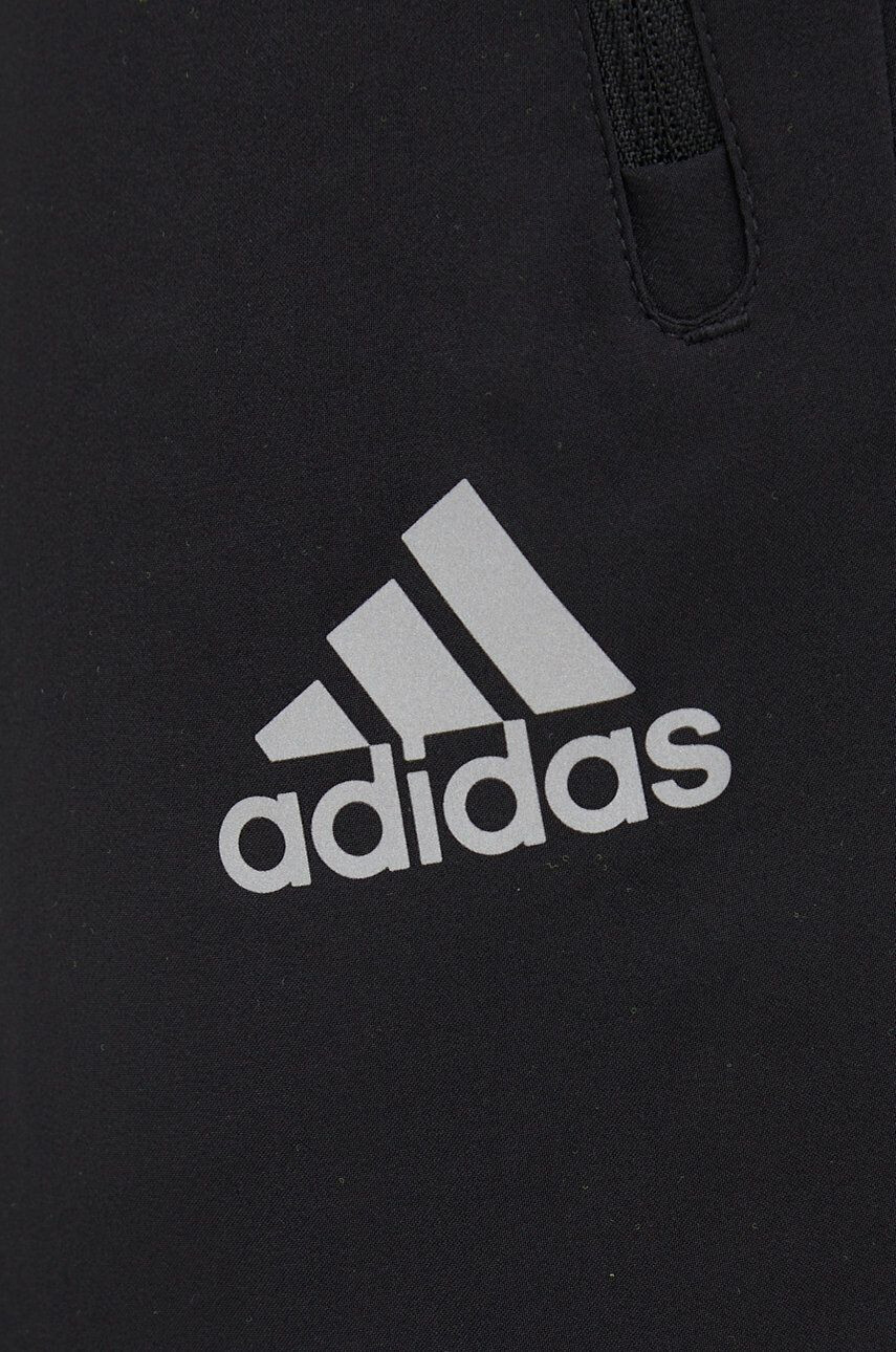 adidas Performance Hlače za tek Saturday moške črna barva - Pepit.si