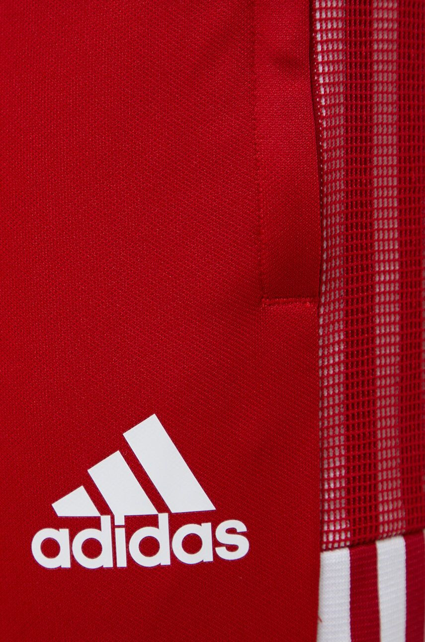 adidas Performance Hlače za vadbo moški rdeča barva - Pepit.si