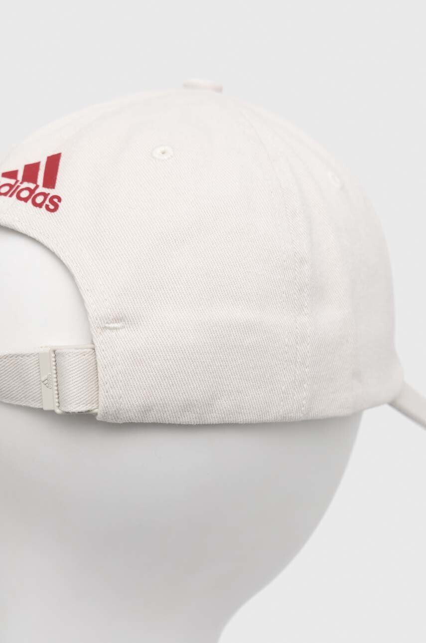 adidas Performance Kapa s šiltom bež barva - Pepit.si