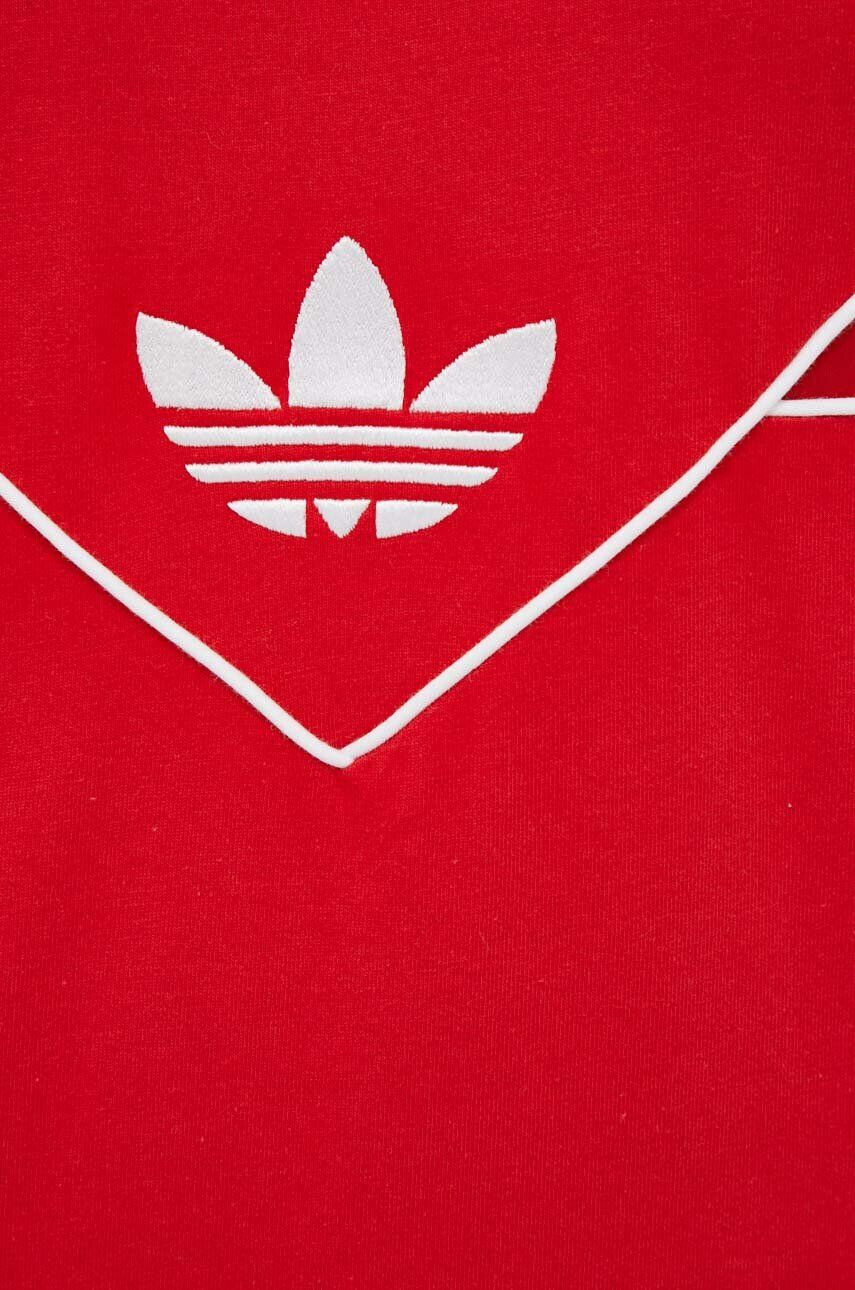 adidas Originals Kratka majica ženski rdeča barva - Pepit.si