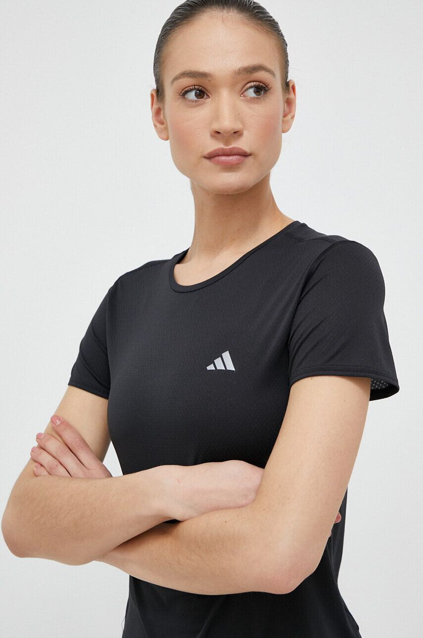 adidas Performance Kratka majica za tek X-City črna barva - Pepit.si