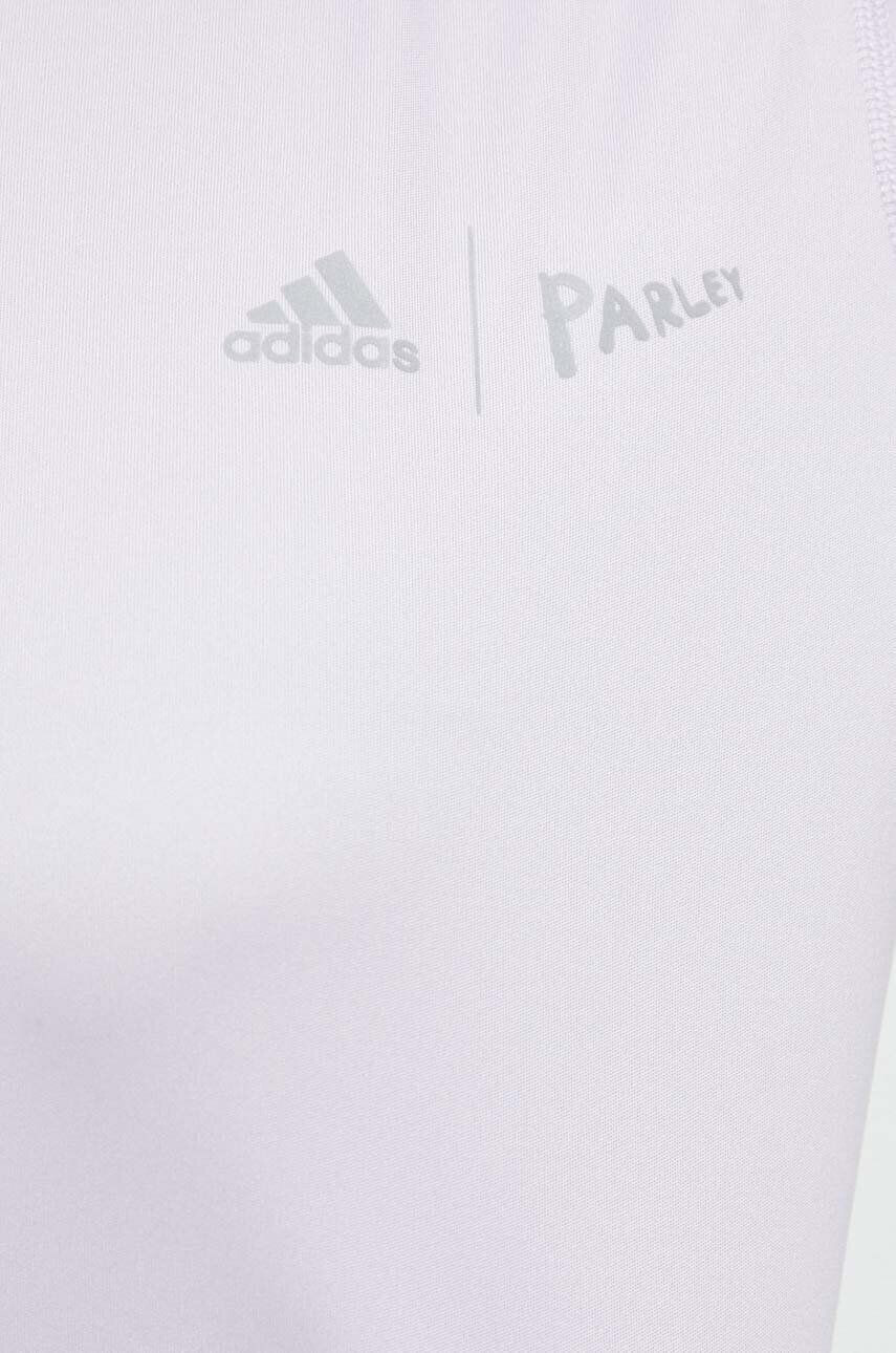 adidas Performance Kratka majica za tek x Parley vijolična barva - Pepit.si