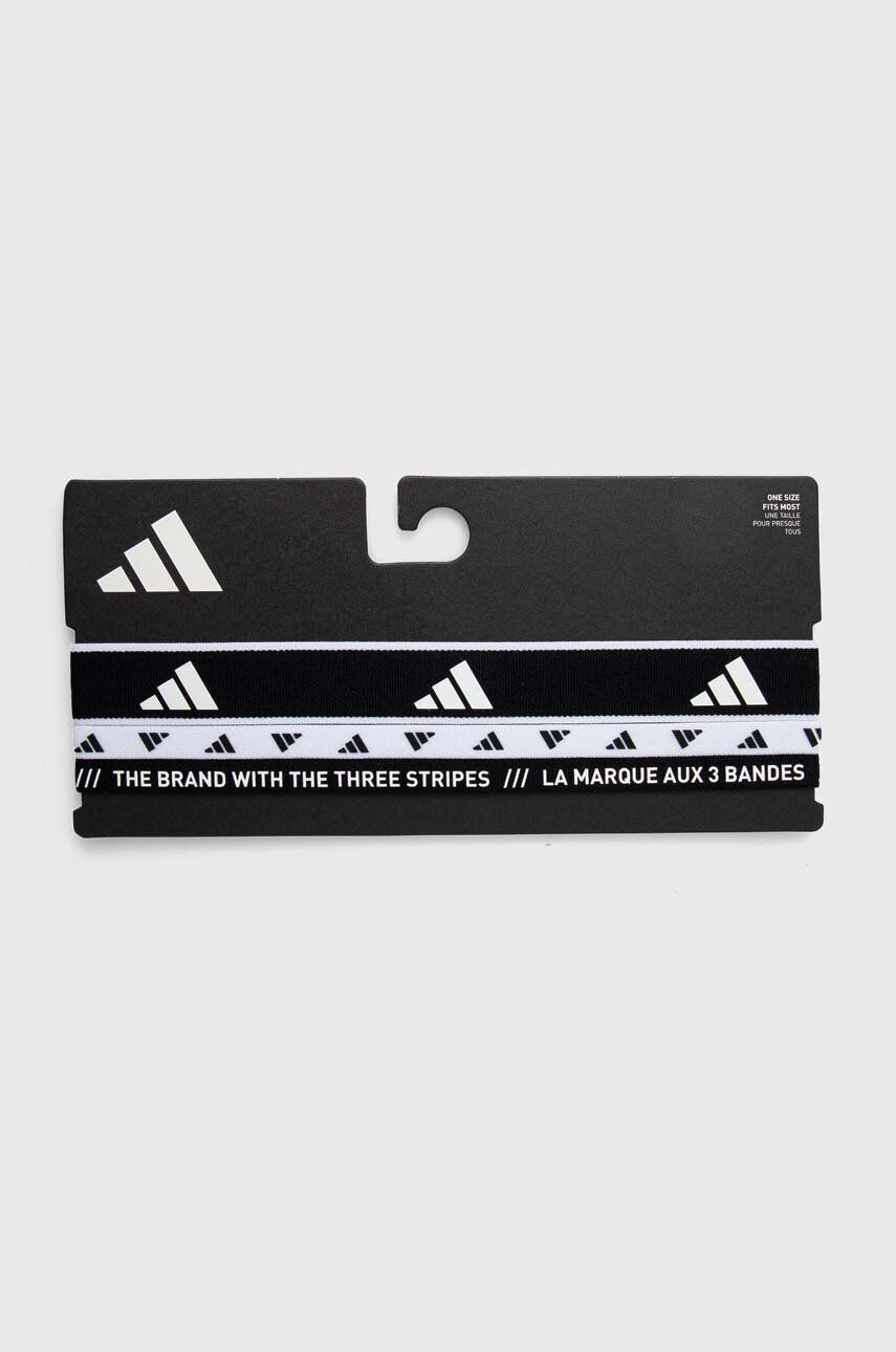 adidas Performance Naglavni trakovi 3-pack črna barva - Pepit.si