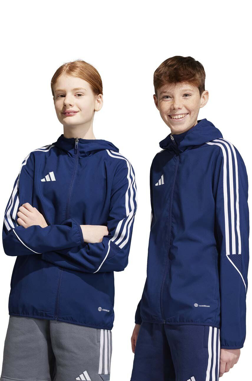 adidas Performance Otroška jakna TIRO23 mornarsko modra barva - Pepit.si