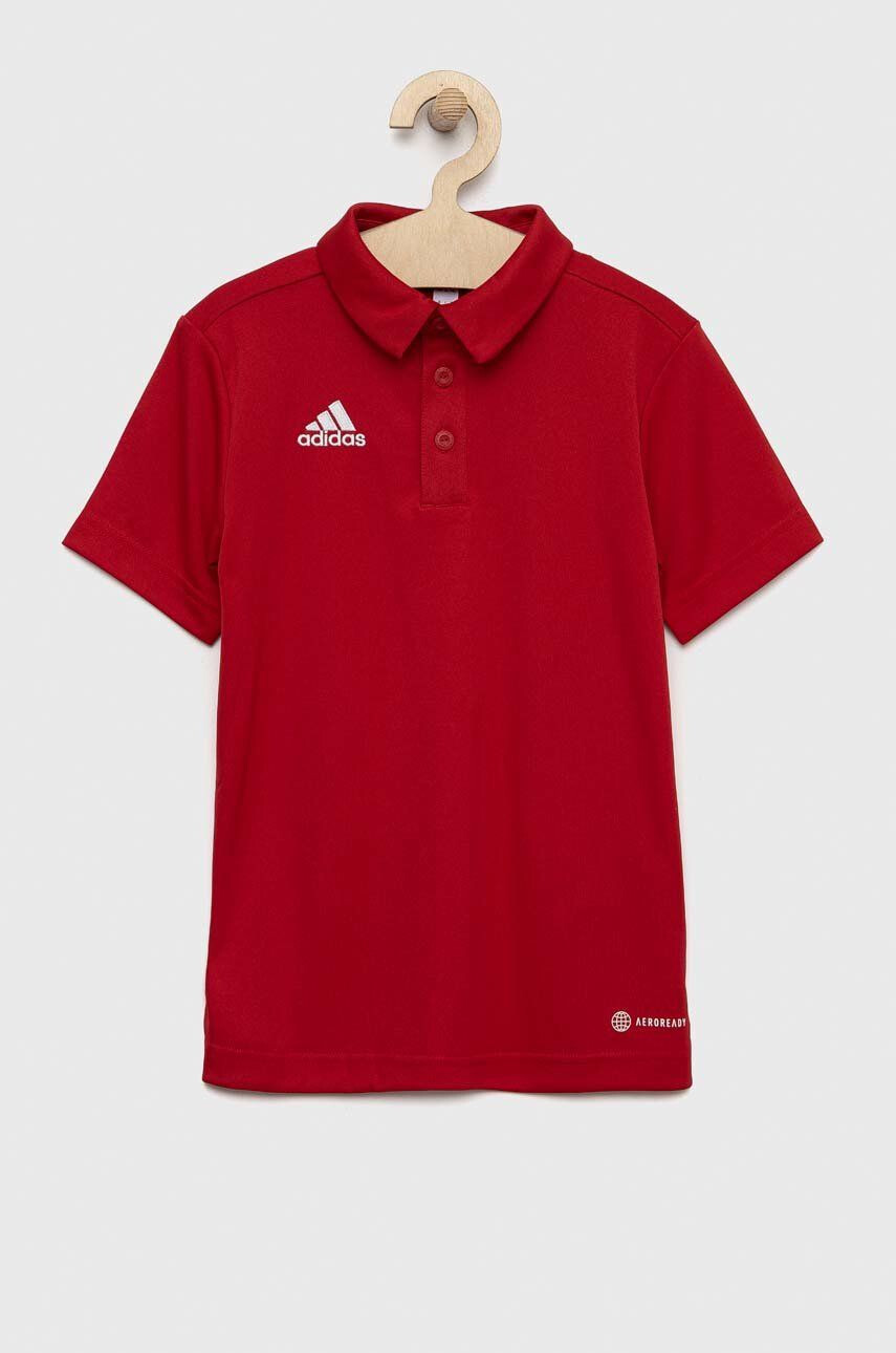 adidas Performance Otroška polo ENT22 POLO Y rdeča barva - Pepit.si