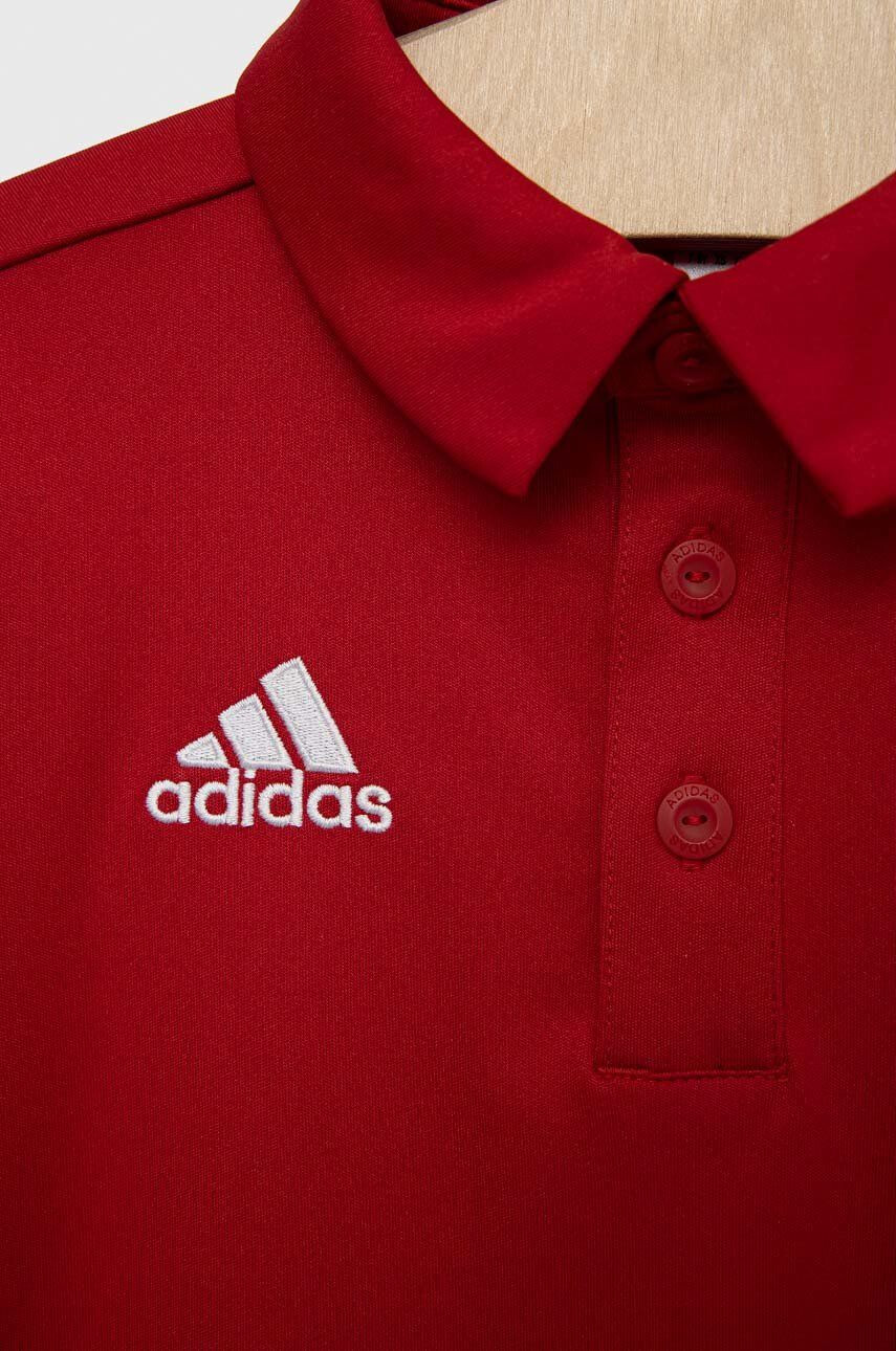 adidas Performance Otroška polo ENT22 POLO Y rdeča barva - Pepit.si