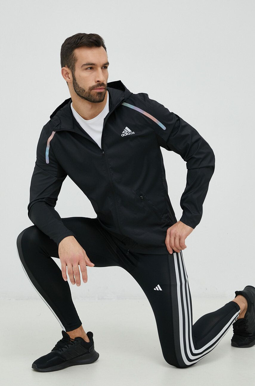 adidas Performance Pajkice za vadbo Techfit moške črna barva - Pepit.si