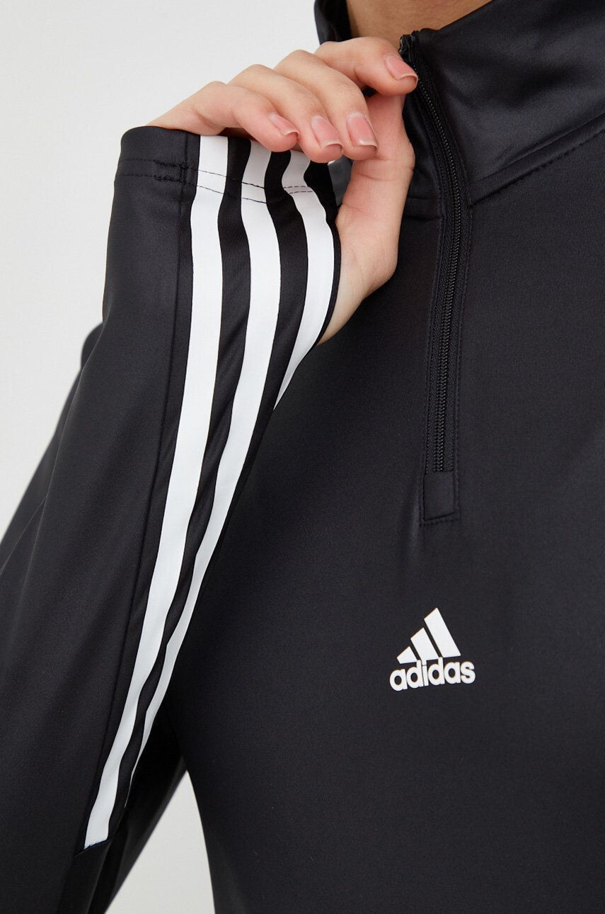 adidas Performance Pulover za vadbo hyperglam črna barva - Pepit.si