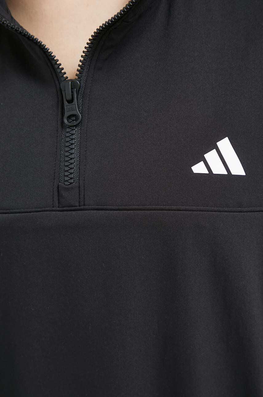 adidas Performance Pulover za vadbo Training Essentials črna barva - Pepit.si