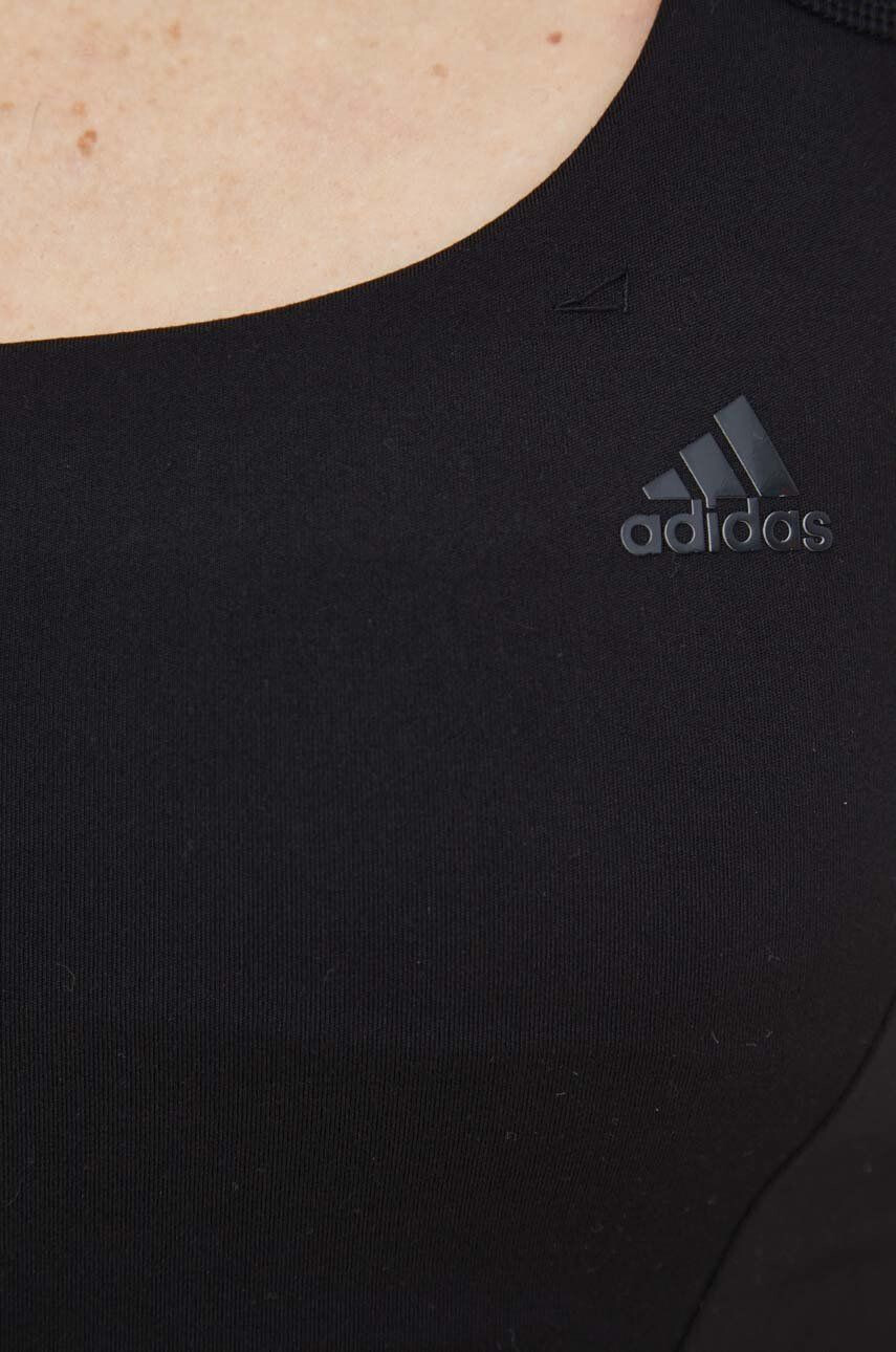 adidas Performance Športni modrček CoreFlow črna barva - Pepit.si