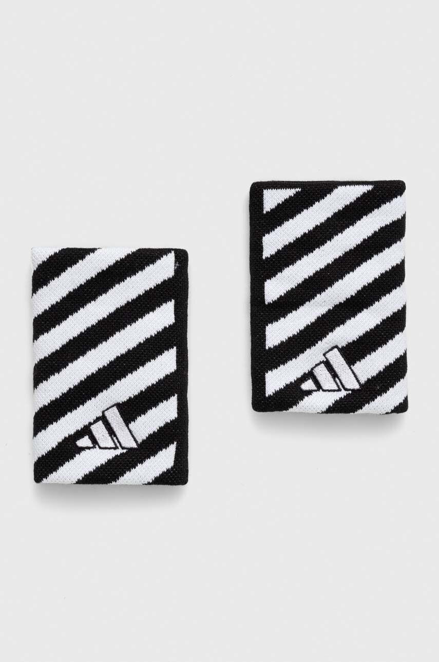 adidas Performance Trak za zapestje 2-pack črna barva - Pepit.si