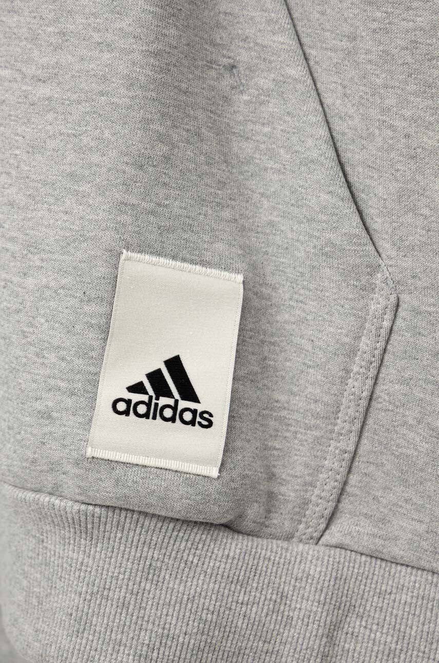 adidas Pulover ženska roza barva s kapuco - Pepit.si