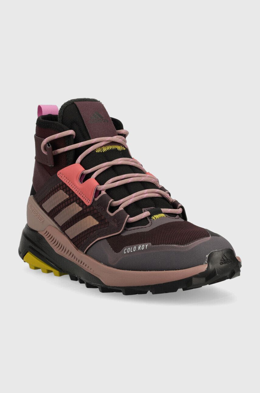 adidas TERREX Čevlji Trailmaker Mid ženski vijolična barva - Pepit.si