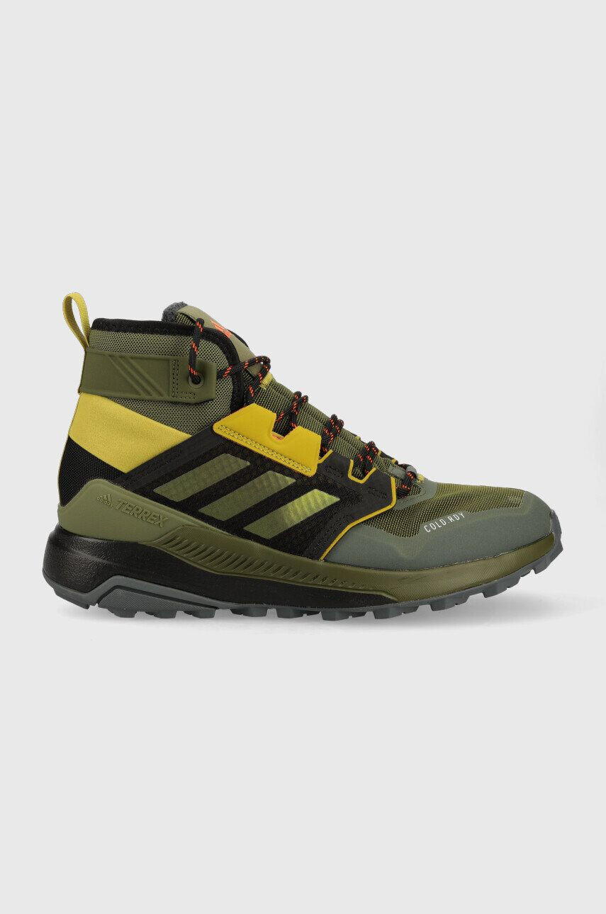 adidas TERREX Čevlji Trailmaker Mid moški zelena barva - Pepit.si