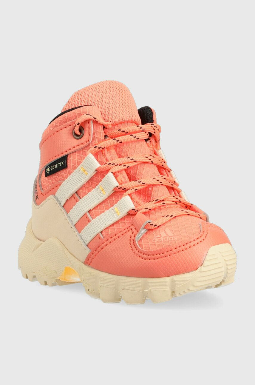 adidas TERREX Otroški čevlji TERREX MID GTX I oranžna barva - Pepit.si