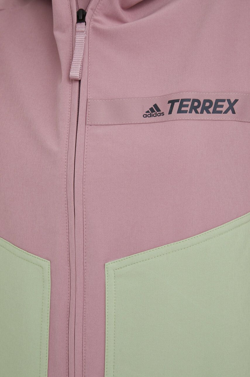 adidas TERREX Outdoor jakna roza barva - Pepit.si