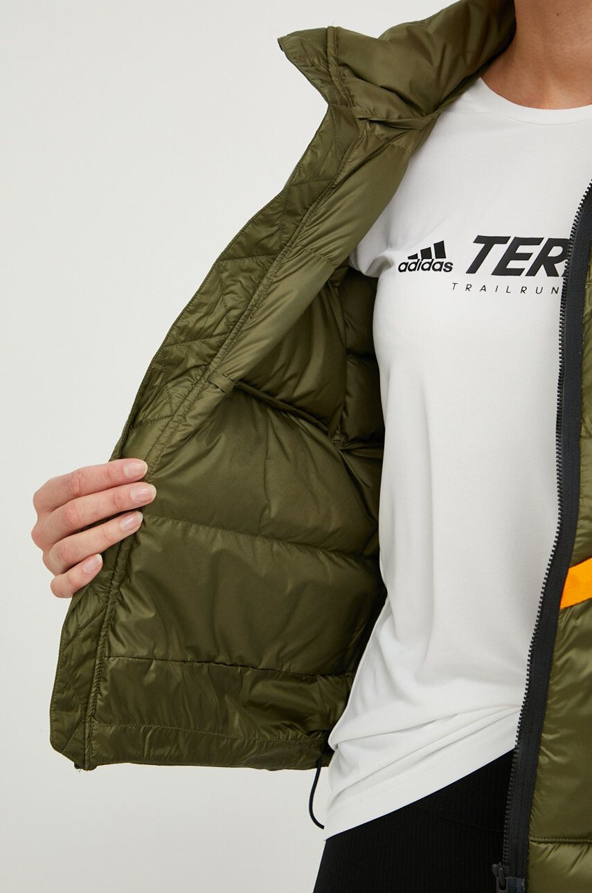 adidas TERREX Puhasta športna jakna Utilit rjava barva - Pepit.si