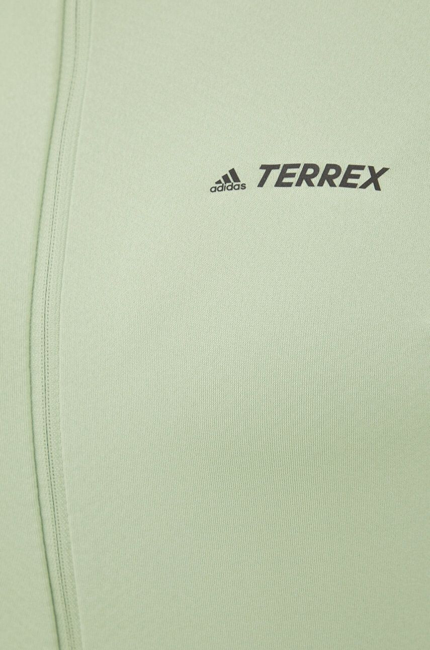 adidas TERREX Športna mikica Multi ženska zelena barva - Pepit.si