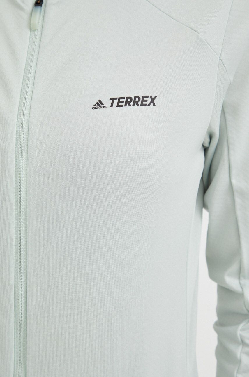 adidas TERREX Športni pulover Multi ženski zelena barva - Pepit.si