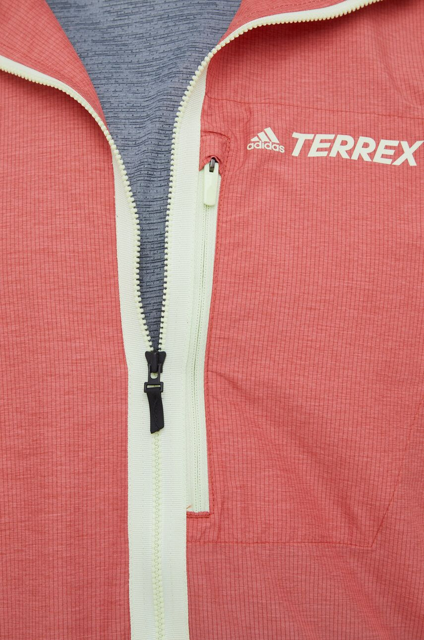 adidas TERREX Vetrovka Agravic rdeča barva - Pepit.si