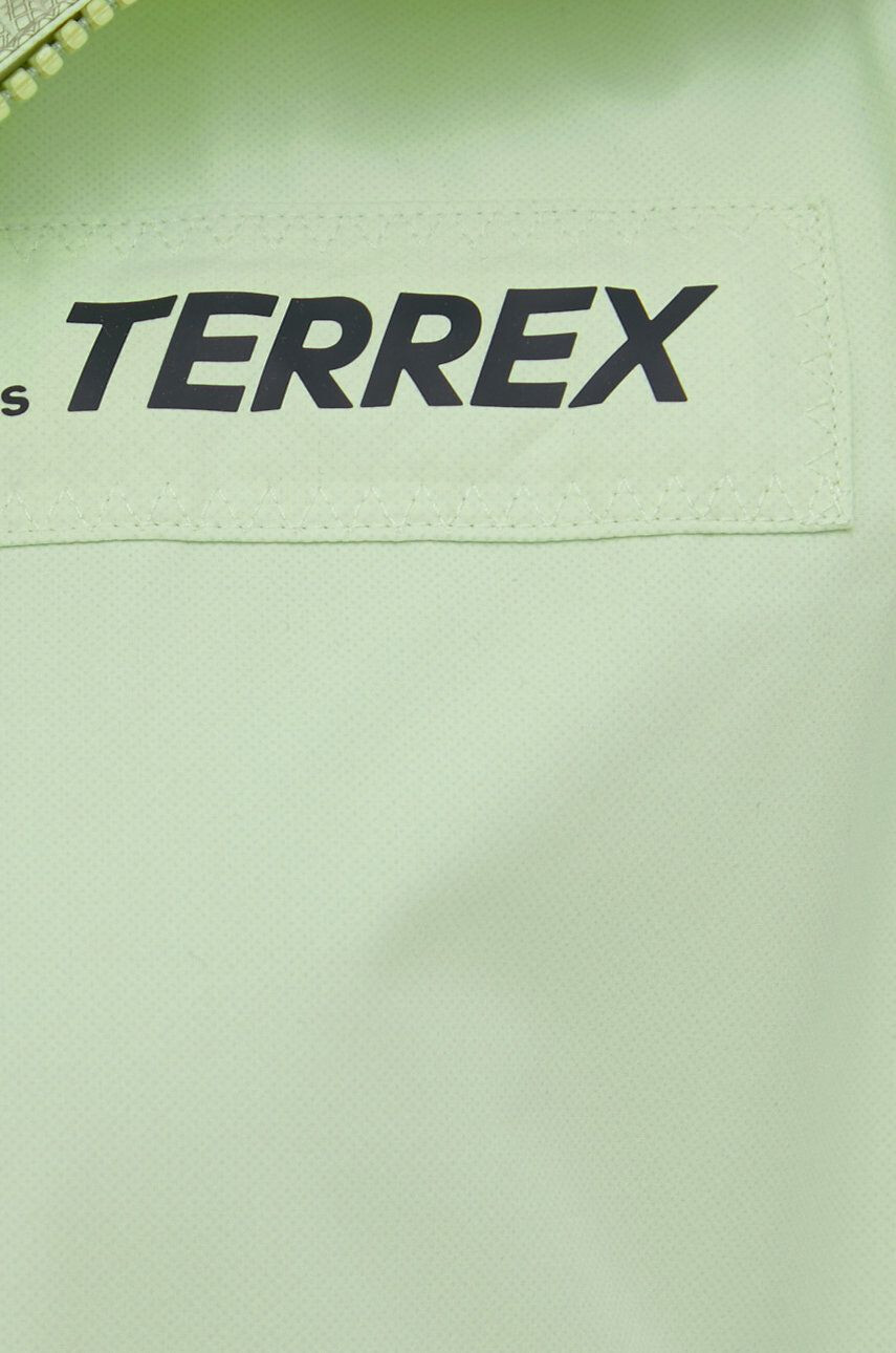 adidas TERREX Vodoodporna jakna Utilitas ženska zelena barva - Pepit.si