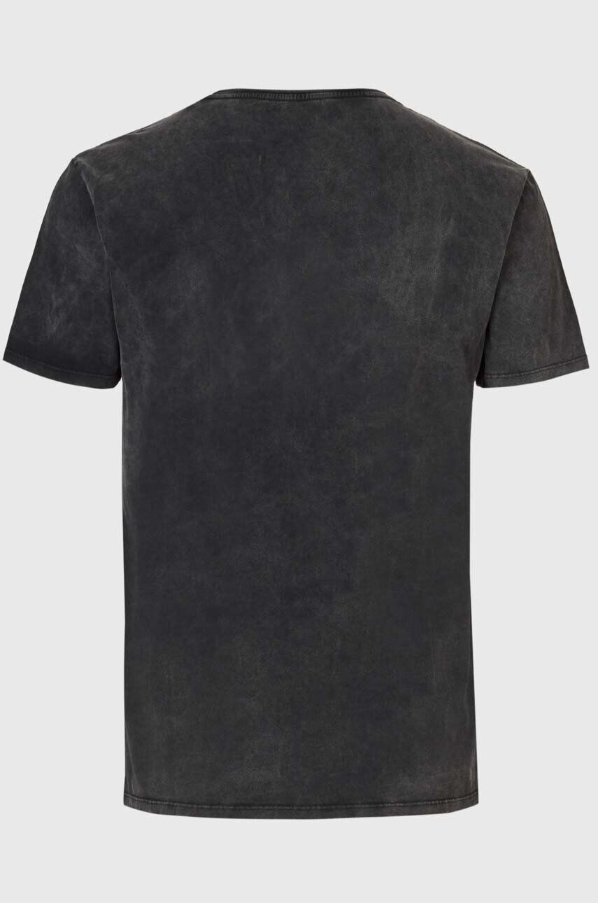 AllSaints Longsleeve moški siva barva - Pepit.si